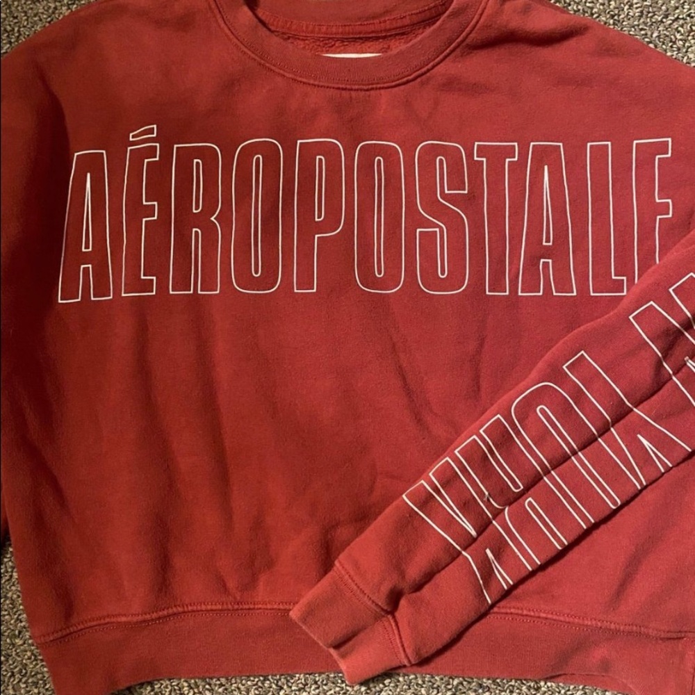 Aeropostale Cropped Crew Neck